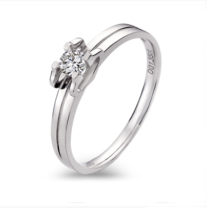 简单钻戒四爪2017JDZJSZ0007