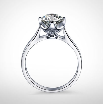 简单钻戒四爪2017JDZJSZ0009