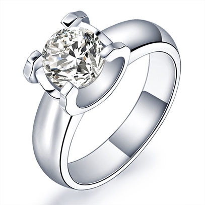 简单钻戒四爪2017JDZJSZ0012