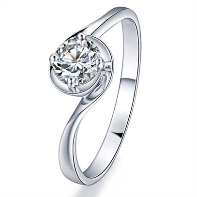简单钻戒四爪2017JDZJSZ0017