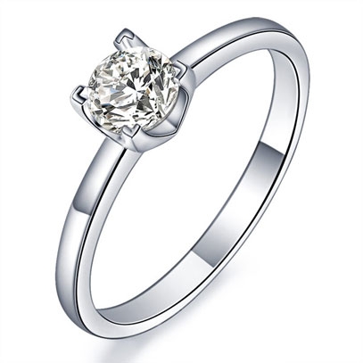 简单钻戒四爪2017JDZJSZ0018
