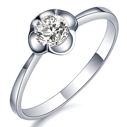 简单钻戒四爪2017JDZJSZ0022