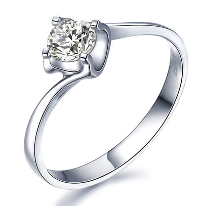 简单钻戒四爪2017JDZJSZ0026