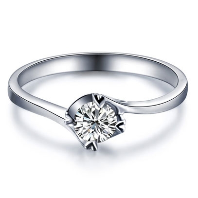 简单钻戒四爪2017JDZJSZ0028