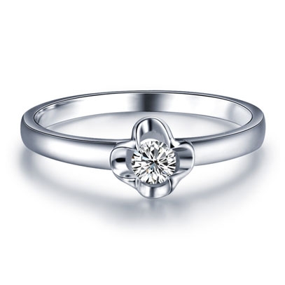简单钻戒四爪2017JDZJSZ0030