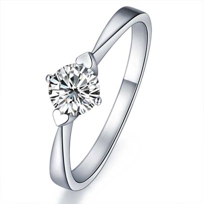 简单钻戒四爪2017JDZJSZ0040
