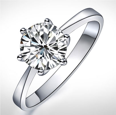 简单钻戒六爪2017JDZJLZ0001