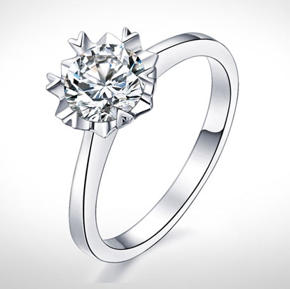 简单钻戒六爪2017JDZJLZ0003