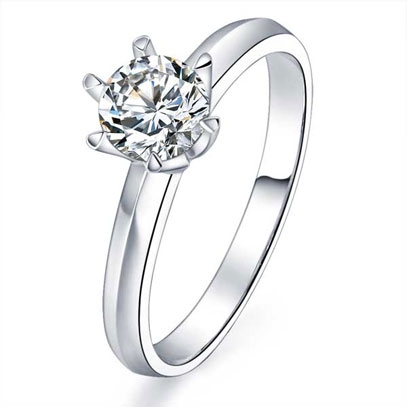 简单钻戒六爪2017JDZJLZ0007