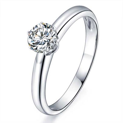 简单钻戒六爪2017JDZJLZ0011