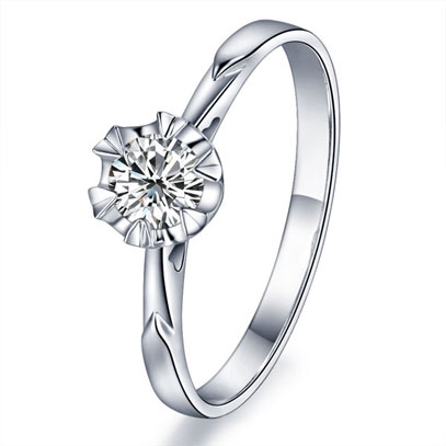 简单钻戒六爪2017JDZJLZ0013