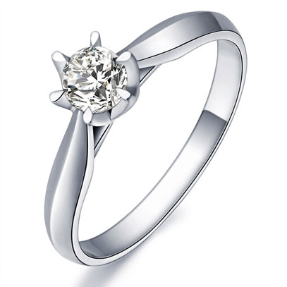 简单钻戒六爪2017JDZJLZ0014