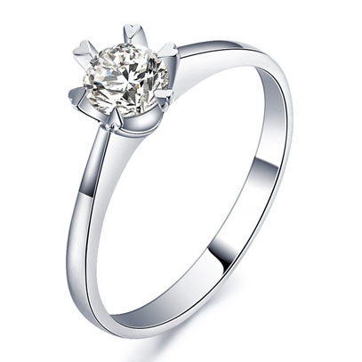 简单钻戒六爪2017JDZJLZ0015