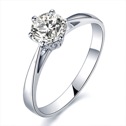 简单钻戒六爪2017JDZJLZ0021