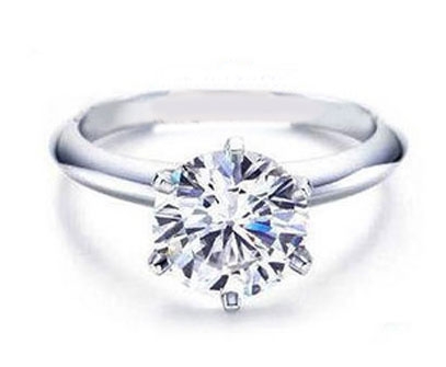 简单钻戒六爪2017JDZJLZ0022