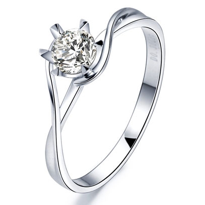 简单钻戒六爪2017JDZJLZ0023