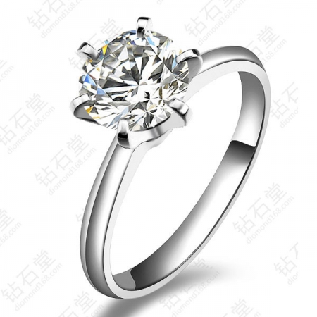 简单钻戒六爪2017JDZJLZ0024