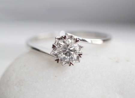 简单钻戒六爪2017JDZJLZ0025