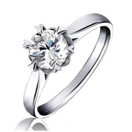 简单钻戒六爪2017JDZJLZ0029