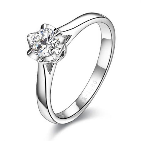 简单钻戒六爪2017JDZJLZ0033
