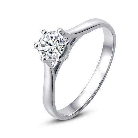 简单钻戒六爪2017JDZJLZ0035