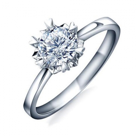 简单钻戒六爪2017JDZJLZ0036